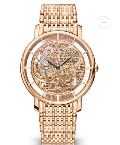 Cheapest Patek Philippe Watch Price Replica Complications Rose Gold Skeleton Watch 5180/1R-001