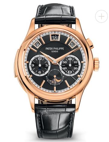 Cheapest Patek Philippe Watch Price Replica Grand Complications Black Dial Rose Gold 5208R-001