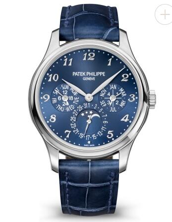 Cheapest Patek Philippe Watch Price Replica Grand Complications Blue Dial Perpetual Calendar 5327G-001 Cheapest Patek Philippe Watch Price Replica Grand Complications Blue Dial Perpetual Calendar 5327G-001