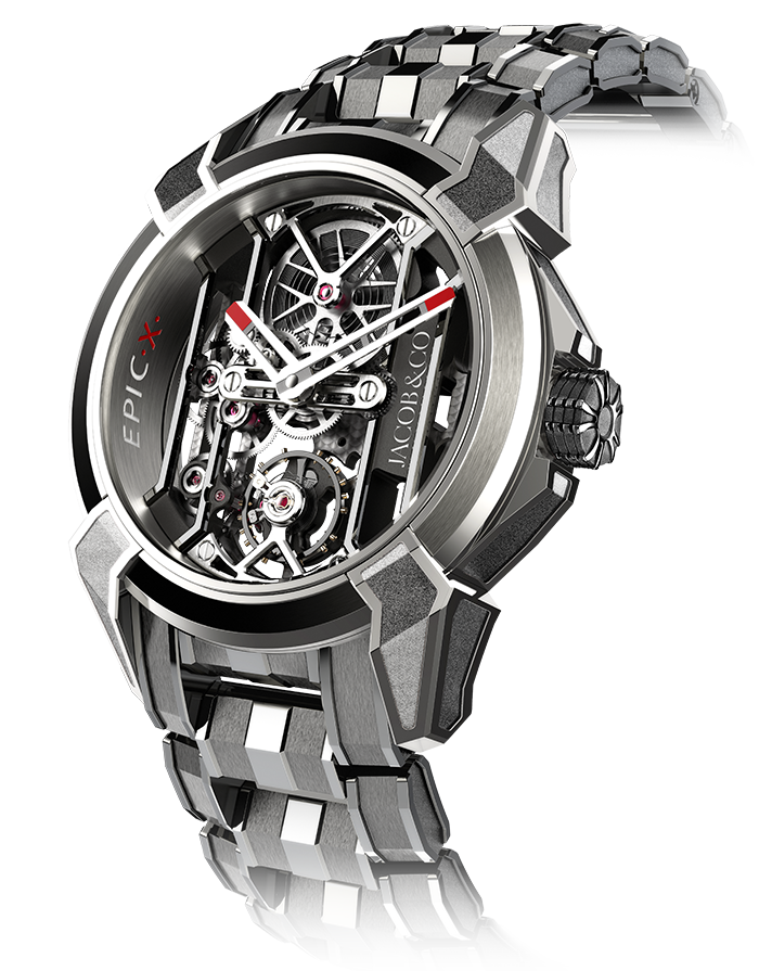 Jacob & Co. EPIC X TITANIUM BRACELET Watch Replica EX100.20.PS.PP.A20AA Jacob and Co Watch Price