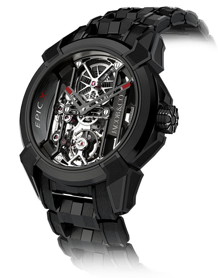 Jacob & Co. Epic X Black Titanium Bracelet Watch Replica EX100.21.PS.OP.A21AA Jacob and Co Watch Price