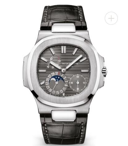 Patek Philippe Nautilus Watches Cheap Prices for Sale Replica Nautilus Moon Phase White Gold Watch 5712G-001