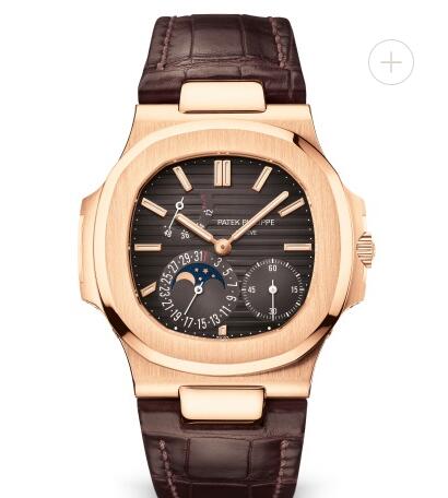 Patek Philippe Nautilus Watches Cheap Prices for Sale Replica Nautilus Moon Phase Rose Gold Watch 5712R-001