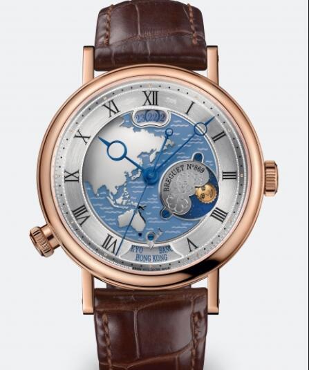 Breguet Classique Hora Mundi 5717 Cheap Price Replica Breguet Watch 5717BR/AS/9ZU