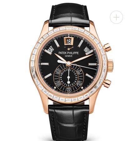 Cheapest Patek Philippe Watch Price Replica Complications Diamond Rose Gold Chronograph 5961R-010