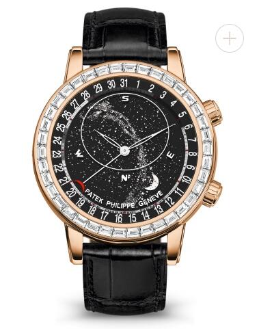 Cheapest Patek Philippe Watch Price Replica Grand Complications Diamond & Rose Gold Celestial 6104R-001