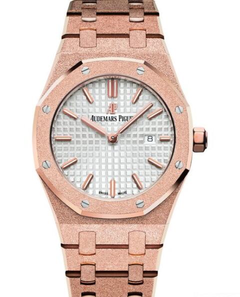 Replica watch Audemars Piguet Royal Oak Frosted Gold 67653OR.GG.1263OR.01 Pink Gold