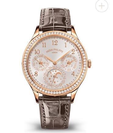 Cheapest Patek Philippe Watch Price Replica Grand Complications Rose Gold Ladies First Perpetual Calendar 7140R-001