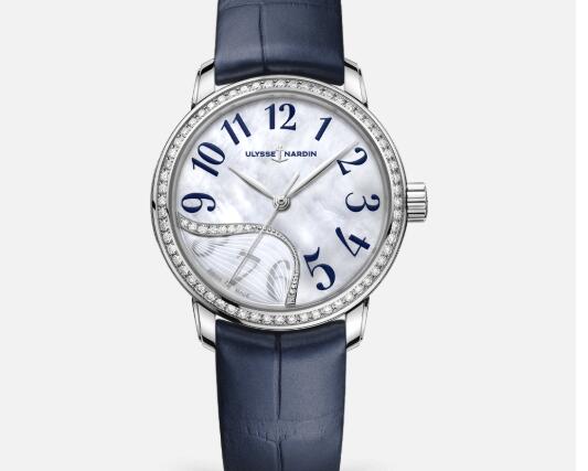 Ulysse Nardin Classico Jade 34 mm Replica Watch Price 8153-230B/60-03