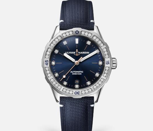 Ulysse Nardin Ladies Watches Diver 39mm Replica Watch Price 8163-182B/13