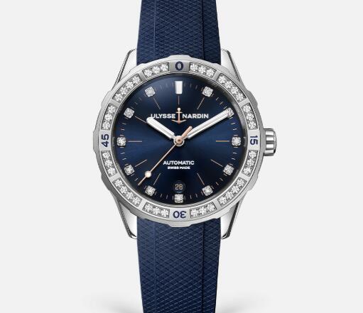 Ulysse Nardin Ladies Watches Diver 39mm Replica Watch Price 8163-182B-3/13