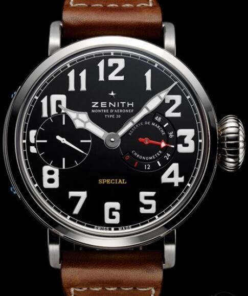 Replica Watch Zenith Pilot Montre d'Aéronef Type 20 95.2420.5011/21.C723 Titanium - Calfskin Leather Strap