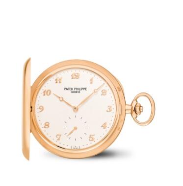Vintage Patek Philippe Watches for Sale Cheap Price Replica Rose Gold Hunter Case Pocket Watch 980R-001