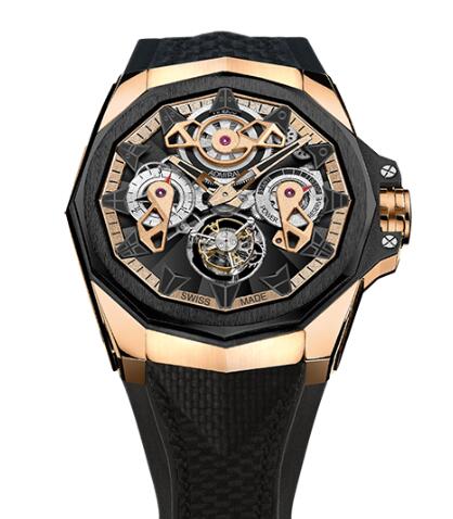 Corum Admiral 45 TOURBILLON OPENWORKED Watch Replica Ref. A298/03901 - 298.100.86/F249 AD10