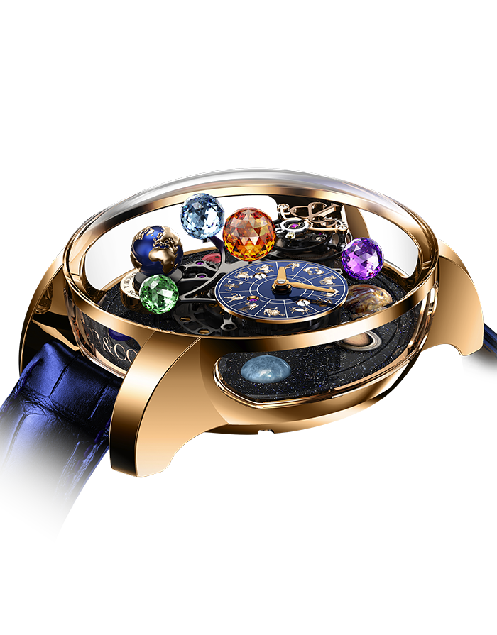 Jacob & Co. Astronomia Solar Jewellery Planets Zodiac Watch Replica AS310.40.SP.ZK.A Jacob and Co Watch Price