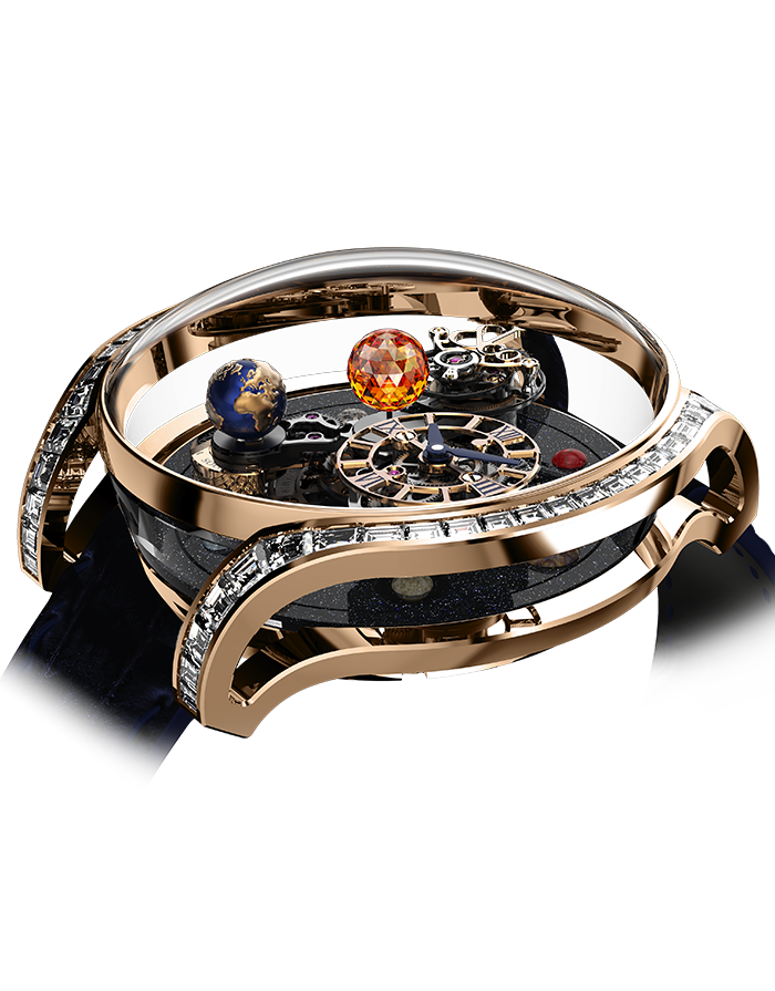Jacob & Co. Astronomia Solar Baguette Watch Replica AS800.40.AP.YK.A Jacob and Co Watch Price