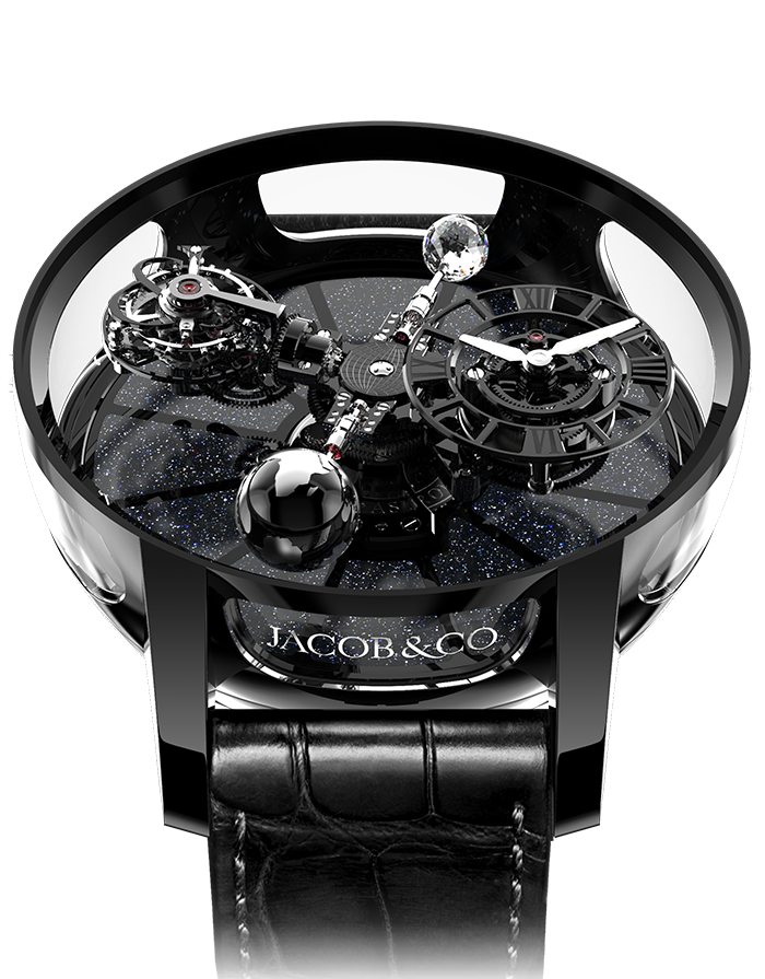 Jacob & Co. Astronomia TOURBILLON BLACK CERAMIC BLACK MOVEMENT Watch Replica AT100.95.KK.SD.B Jacob and Co Watch Price