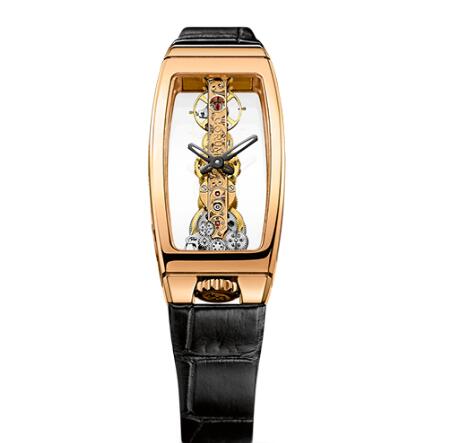 Corum Watch Golden Bridge Miss ROSE GOLD Replica Ref. B113/00822 - 113.101.55/0001 0000