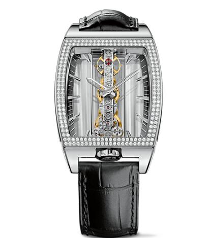 Corum Watch Golden Bridge Classic WHITE GOLD DIAMONDS Replica Ref. B113/01619 - 113.167.69/0001 GL10G