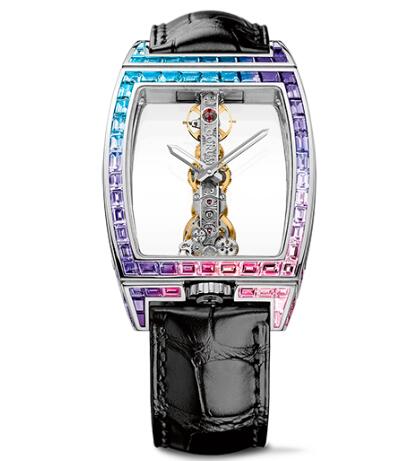 Corum Watch Golden Bridge Classic WHITE GOLD BAGUETTE Replica Ref. B113/02955 - 113.310.69/0F01 0000G