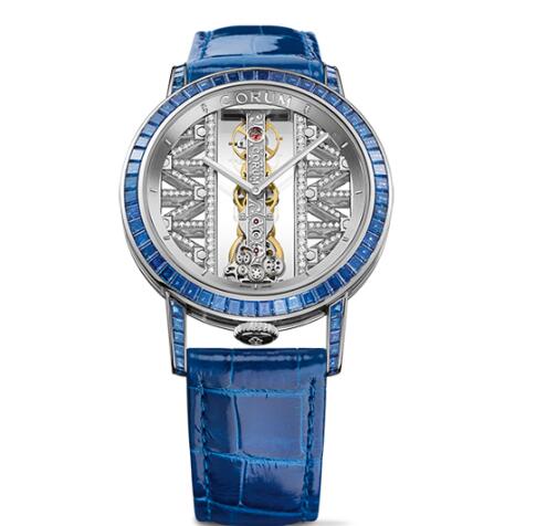 Corum Watch Golden Bridge 43 WHITE GOLD BAGUETTE Replica Ref. B113/03332 - 113.993.69/0F03 GG69G Corum Watch Golden Bridge 43 WHITE GOLD BAGUETTE Replica Ref. B113/03332 - 113.993.69/0F03 GG69G