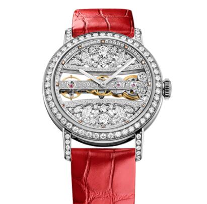 Corum Watch Golden Bridge 39 WHITE GOLD FULL DIAMONDS Replica Ref. B113/03651 - 113.000.69/0F06 DG99G