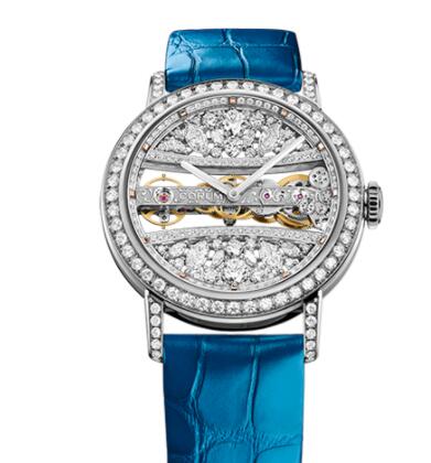 Corum Watch Golden Bridge 39 WHITE GOLD FULL DIAMONDS Replica Ref. B113/03652 - 113.000.69/0F03 DG99G Corum Watch Golden Bridge 39 WHITE GOLD FULL DIAMONDS Replica Ref. B113/03652 - 113.000.69/0F03 DG99G
