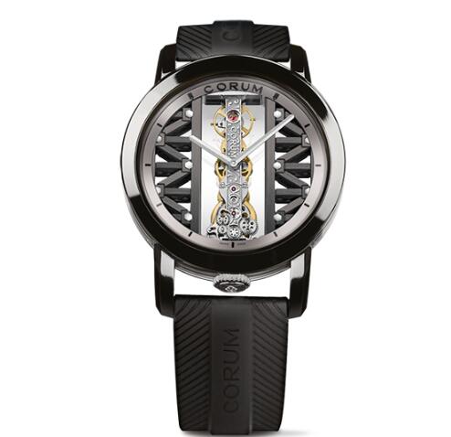 Corum Watch Golden Bridge 43 TITANIUM DLC Replica Ref. B113/03832 - 113.959.95/F371 GG29G