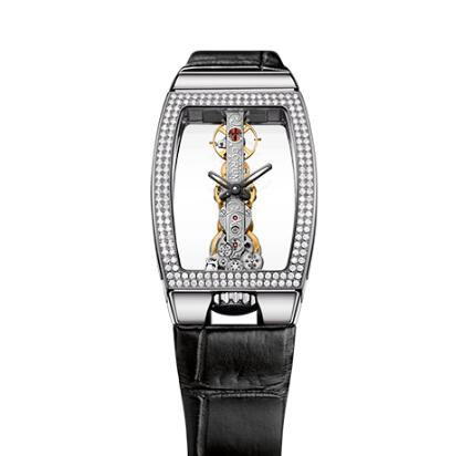 Corum Watch Golden Bridge Miss WHITE GOLD DIAMONDS Replica Ref. B113/03846 - 113.222.69/0001 0000