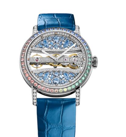 Corum Watch Golden Bridge 39 WHITE GOLD FULL DIAMONDS Replica Ref. B113/03851 - 113.001.69/0F03 DB98G Corum Watch Golden Bridge 39 WHITE GOLD FULL DIAMONDS Replica Ref. B113/03851 - 113.001.69/0F03 DB98G