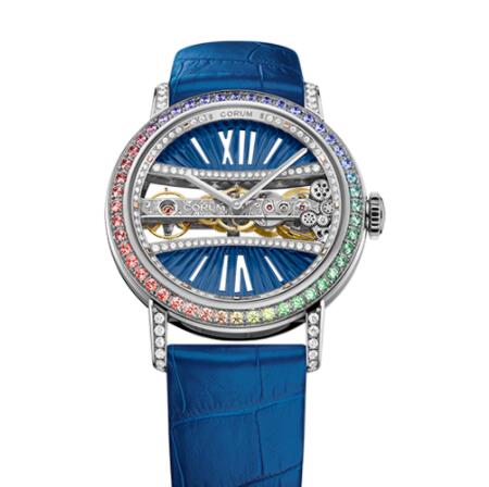 Corum Watch Golden Bridge 39 WHITE GOLD DIAMONDS Replica Ref. B113/03852 - 113.001.69/0F03 BD91G Corum Watch Golden Bridge 39 WHITE GOLD DIAMONDS Replica Ref. B113/03852 - 113.001.69/0F03 BD91G
