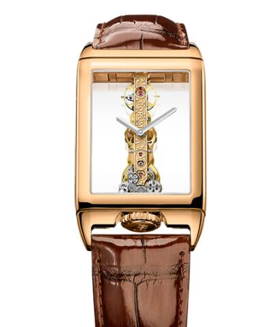 Corum Watch Golden Bridge RECTANGLE ROSE GOLD Replica Ref. B113/04145 - 113.050.55/0F02 0000R