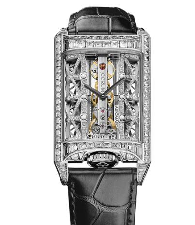 Corum Watch GOLDEN BRIDGE STREAM BAGUETTE Replica Ref. B313/03498 - 313.101.69/0F01 SB69G