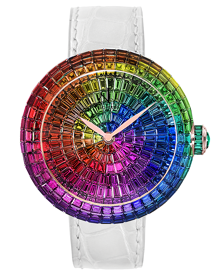 Jacob & Co. Brilliant Full Baguette Rainbow Watch BA534.40.HE.HE.A Jacob and Co Replica Watch