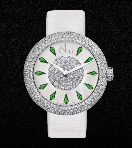 Jacob and Co BRILLIANT HALF PAVE Replica Watch BQ020.10.RH.KD.A