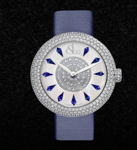 Jacob and Co BRILLIANT HALF PAVE Replica Watch BQ020.10.RH.KF.A Jacob and Co BRILLIANT HALF PAVE Replica Watch BQ020.10.RH.KF.A
