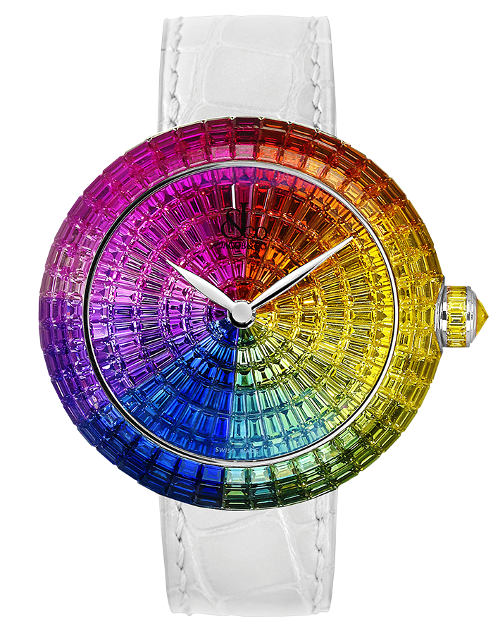 Jacob & Co. Brilliant Full Baguette Rainbow Watch BQ532.30.HR.HR.A Jacob and Co Replica Watch