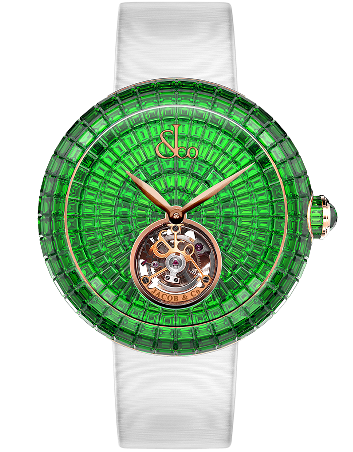 Jacob & Co. Brilliant Flying Tourbillon Tsavorites Watch BT543.40.BZ.BZ.B Jacob and Co Replica Watch