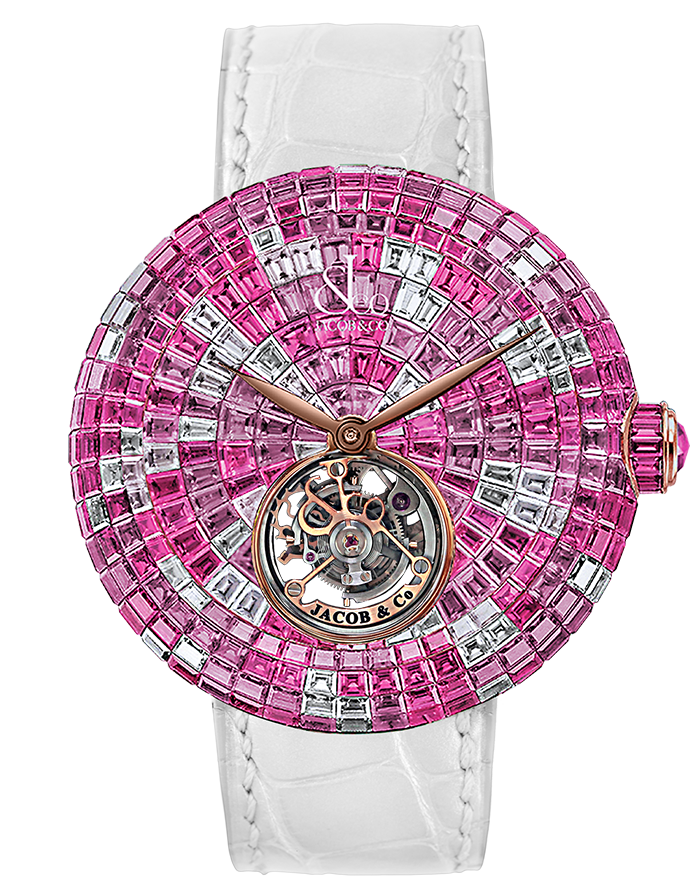 Jacob & Co. Brilliant Flying Tourbillon Pink Camo Watch BT543.40.CP.CP.B Jacob and Co Replica Watch