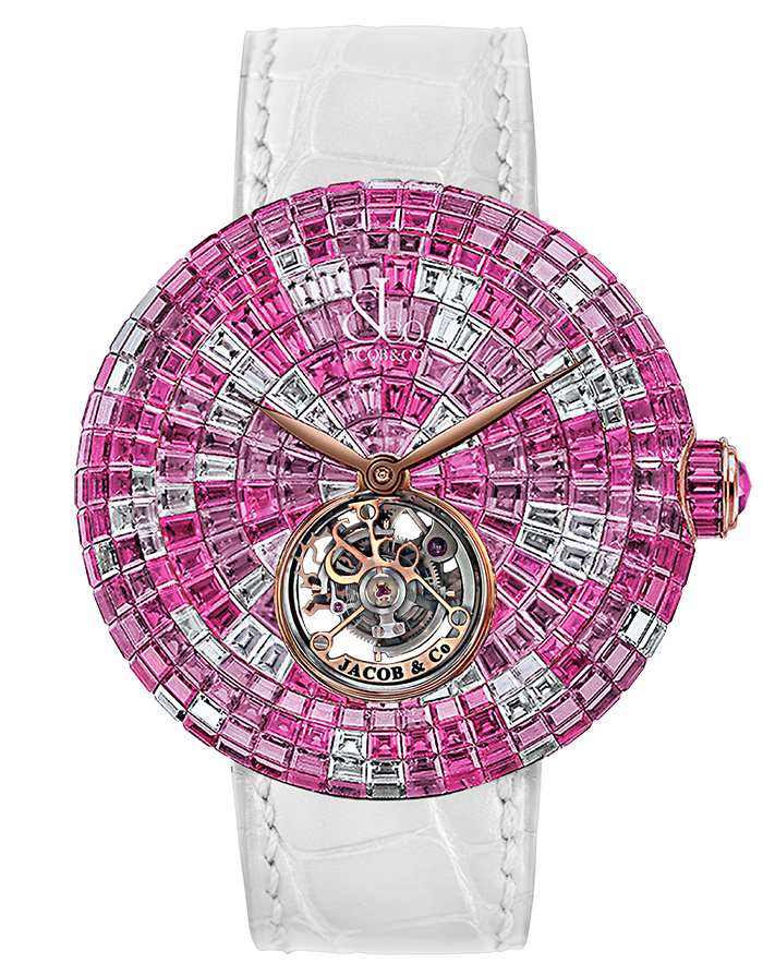 Jacob & Co. Brilliant Flying Tourbillon Pink Camo Watch BT543.40.CP.CP.B Jacob and Co Replica Watch Jacob & Co. Brilliant Flying Tourbillon Pink Camo Watch BT543.40.CP.CP.B Jacob and Co Replica Watch