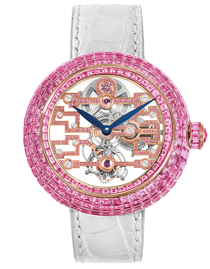 Jacob & Co. Brilliant Art Deco Pink Sapphire Watch BT545.40.SP.RB.B Jacob and Co Replica Watch