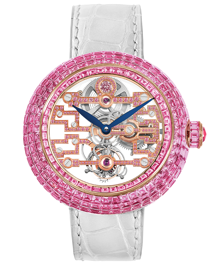 Jacob & Co. Brilliant Art Deco Pink Sapphire Watch BT545.40.SP.RB.B Jacob and Co Replica Watch Jacob & Co. Brilliant Art Deco Pink Sapphire Watch BT545.40.SP.RB.B Jacob and Co Replica Watch