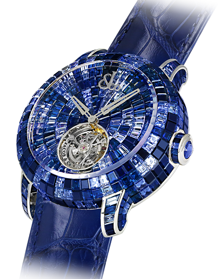 Jacob & Co. CAVIAR TOURBILLON CAMO BLUE Watch CV201.30.CB.CB.A Jacob and Co Replica Watch