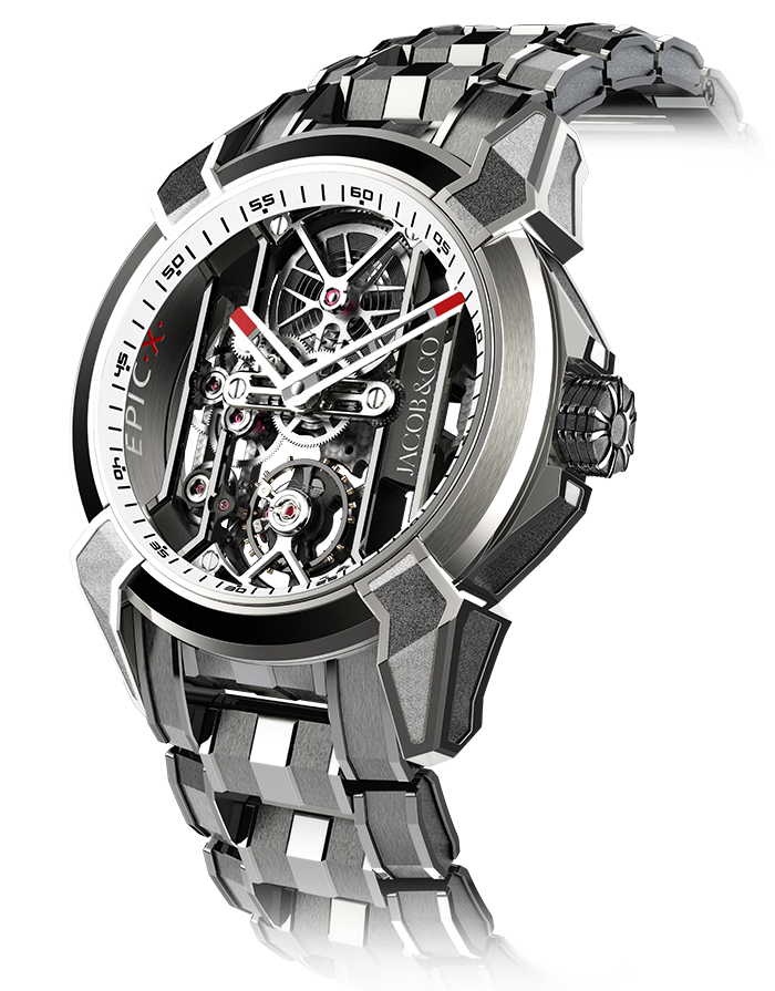 Jacob and Co Epic X Titanium Replica Watch EX100.20.PS.WB.A