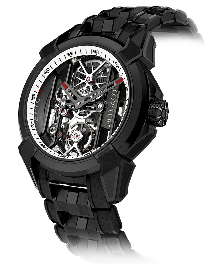 Jacob & Co. Epic X Black Titanium Bracelet Watch Replica EX100.21.PS.WB.A21AA Jacob and Co Watch Price