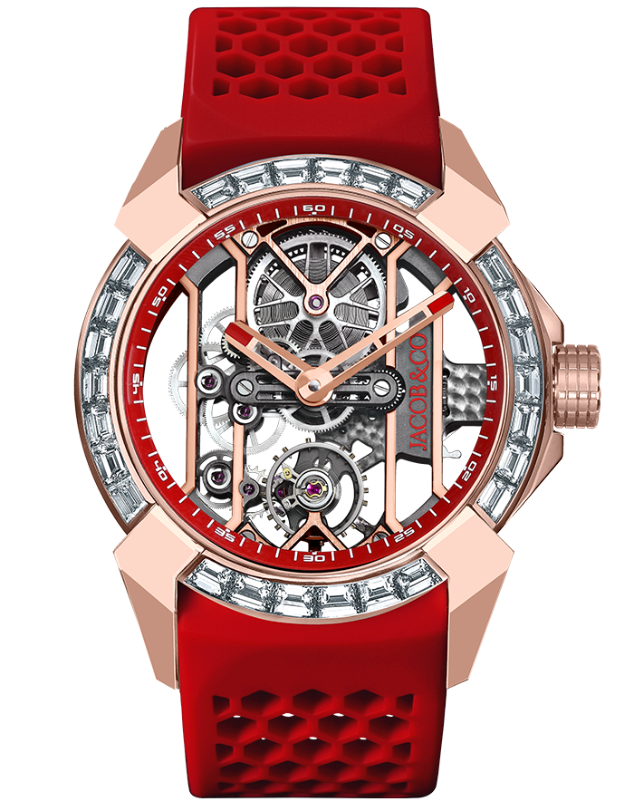 Jacob & Co. Epic X Rose Gold Baguette Watch EX100.40.LD.OP.A Jacob and Co Replica Watch Jacob & Co. Epic X Rose Gold Baguette Watch EX100.40.LD.OP.A Jacob and Co Replica Watch
