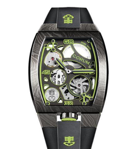 Corum Watch LAB 01 DAMASCUS STEEL Replica Ref. Z410/03954 - 410.100.43/F371 AV01 Corum Watch LAB 01 DAMASCUS STEEL Replica Ref. Z410/03954 - 410.100.43/F371 AV01